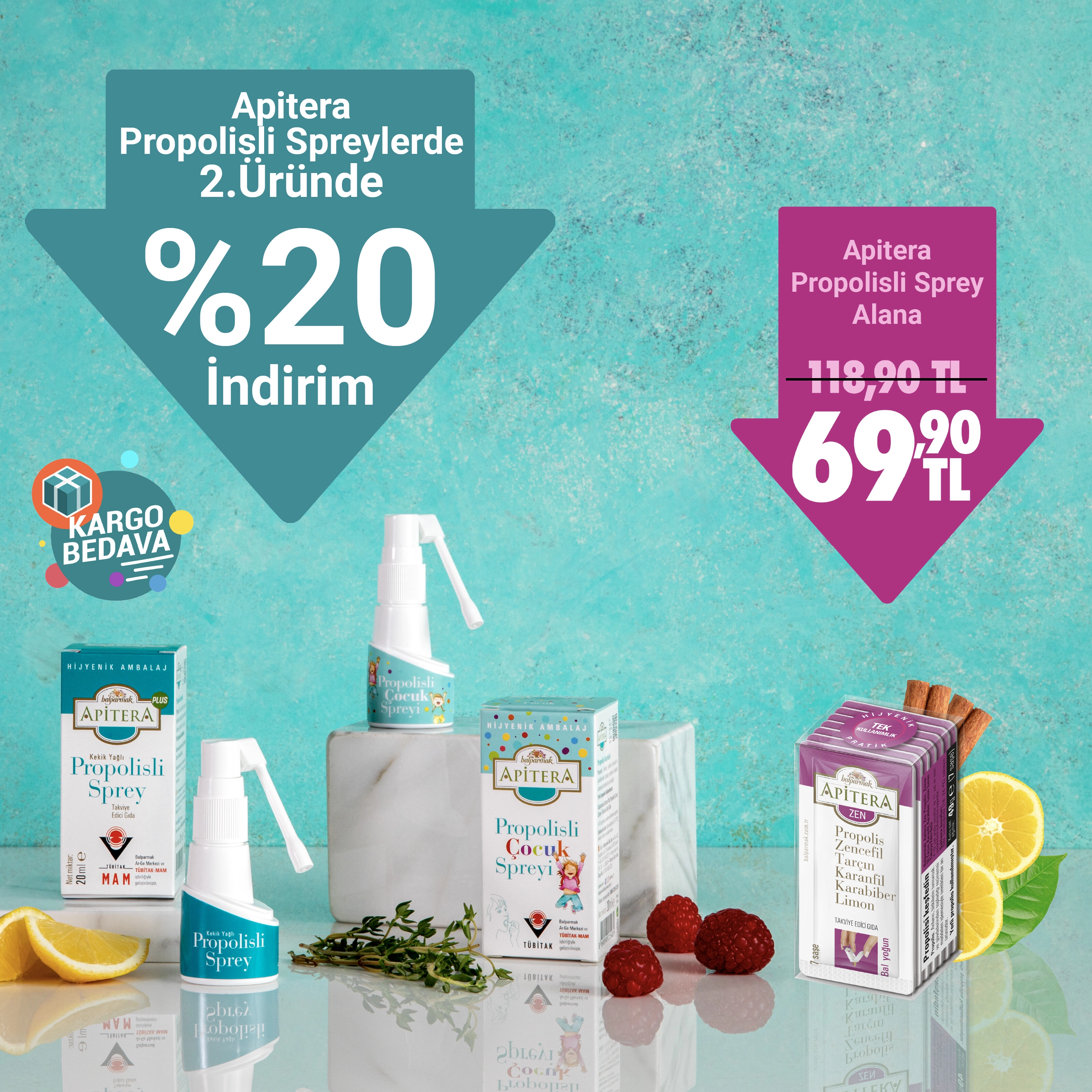 Apitera Sprey 2. Alım ve Zen