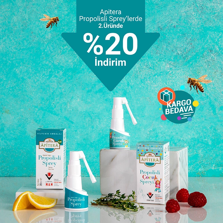 Apitera Sprey 2. Alım %20