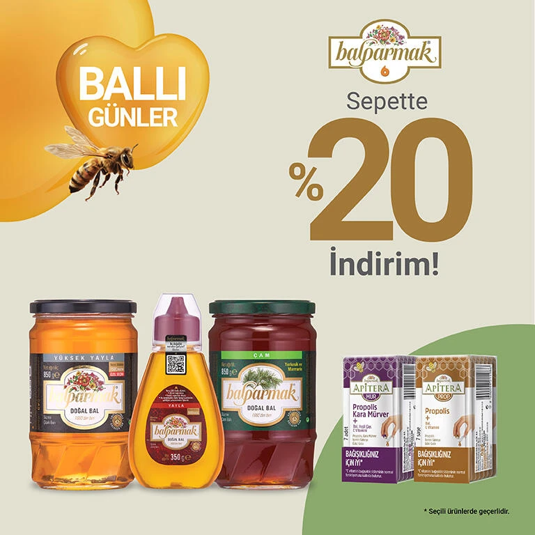Ballı Günler: %20 İndirim