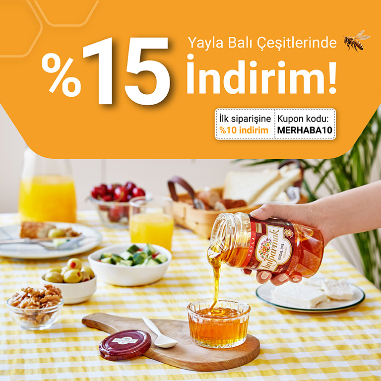 yayla balı %15 indirim