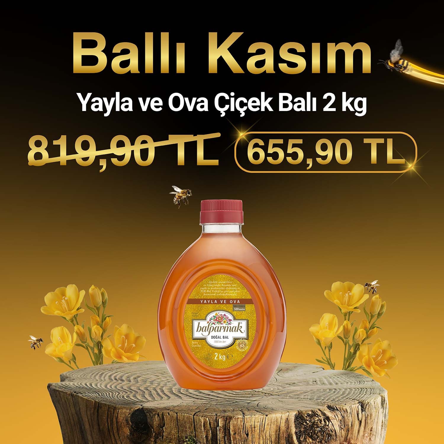 Ballı Kasım 2 kg Yayla Ova