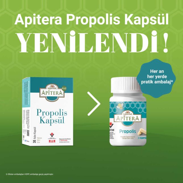 Apitera Propolis Bitkisel 30 Kapsül